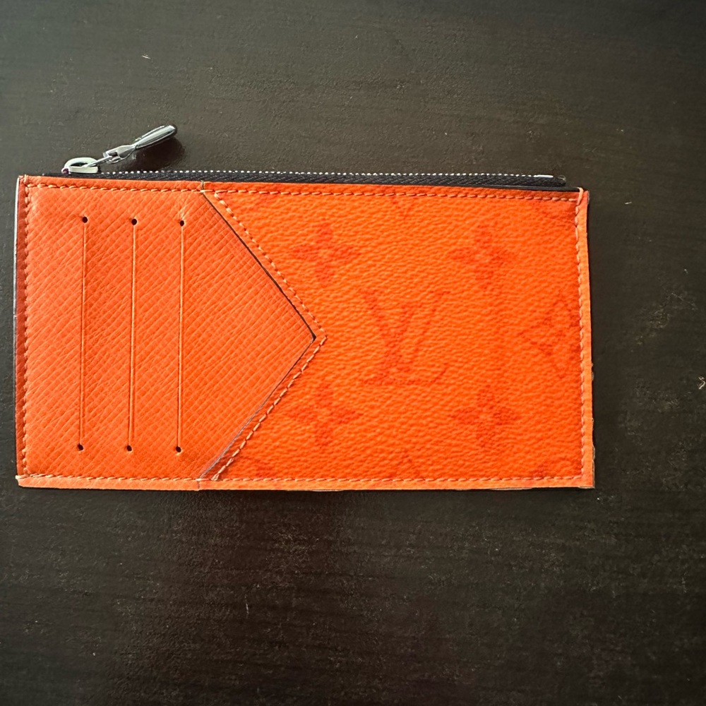 Louis Vuitton Vibrant Orange Card Wallet